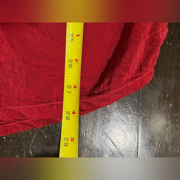 Johnny Was Gemstone Embroidered Red Blouse Sz Medium - Picture 9 of 10